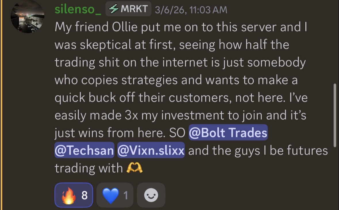 silenso_ made 3x investment, shouts out Bolt Trades and Techsan